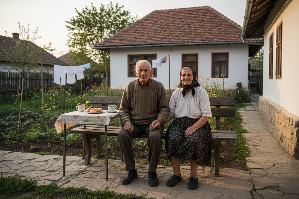 Doi Bunici de la tara (Sursa: Creiata de Autor)