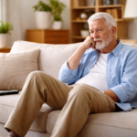 Batran suferind de sedentarism (Sursa: Imagine creata de Autor)