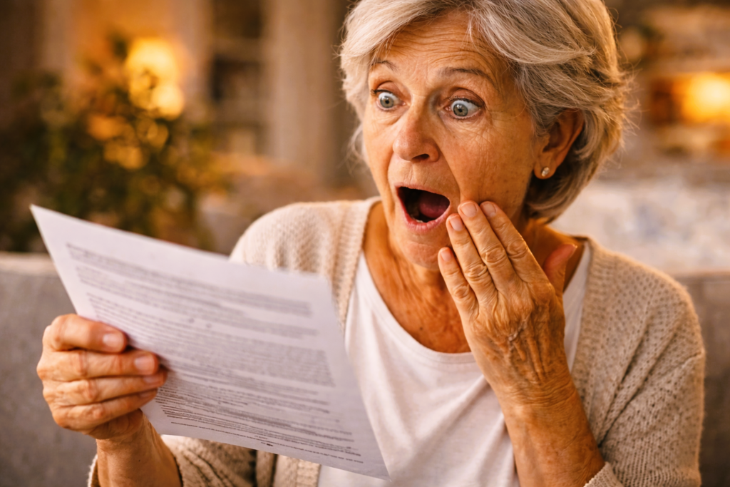 Pensionara Surprinsa (Sursa: Imagine creata de Autor)