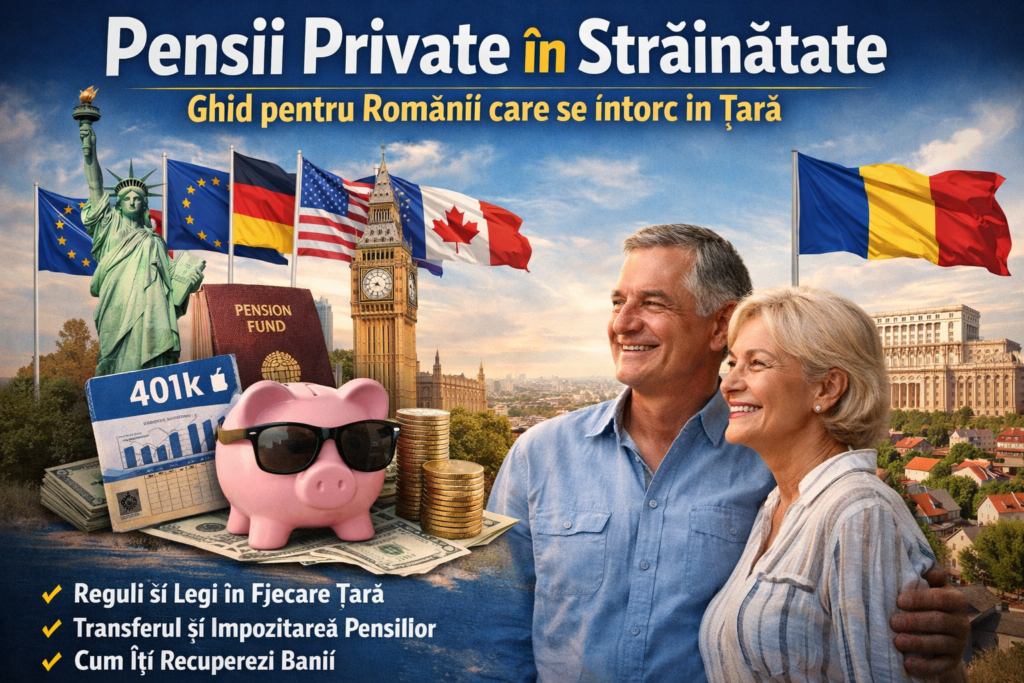 Pensii Private in Strainatate. (Sursa: Imagine creata de autor)
